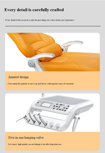 Fauteuil <span class=keywords><strong>dentaire</strong></span> électrique à <span class=keywords><strong>prix</strong></span> de gros <span class=keywords><strong>d</strong></span>'usine chinoise avec construction en métal et plastique, équipement médical certifié CE - Product Image 4