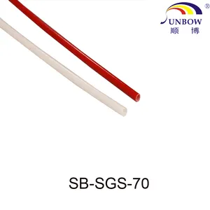 7.0KV 4.0mm UL Vw-1 Electric Wire Thermal Insulation Brown Red Silicone Fiberglass Sleeving