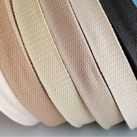 Vente en gros en stock rubans colorés de 1/1.5/2 pouces sangles en tricot personnalisées sangle tissée sangle en coton polyester épais pour sacs