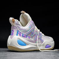 Nouveau Design Baskets Montantes pour Hommes Tendance Saisonnière Chaussures de Basketball, de Course, Décontractées et de Sport