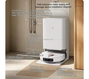 <span class=keywords><strong>Robot</strong></span> Aspirador Inteligente <span class=keywords><strong>MI</strong></span> M40 con Función de Fregado, Filtro de Agua, Control por Aplicación, Inalámbrico, para Hoteles, Garajes y Uso Doméstico - Product Image 5