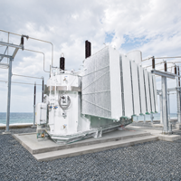 Transformateur de puissance 110 kV pour sous-station avec double enroulement en aluminium, régulateur de tension triphasé SP IEEE