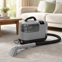 Nettoyeur portable pour tissus, machine de nettoyage à vapeur par pulvérisation et aspiration, tout-en-un, pour tapis, rideaux, canapés, aspirateur