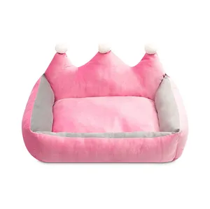 suppliers indestructible calming side bolstered dog bed chew resistant rectangle pink pet bed medium size with sheet