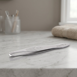 High Precision Stainless Steel Safe for Users Nghia Slanted Tip Eyebrow Tweezers Model T-02 15g Personal Care Paper <b>Box</b> - Product Image 4
