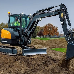 Miniexcavadora Compacta HX40A de 4 Toneladas de Fábrica China, Excavadora Hidráulica de Tipo Oruga para Trabajos de Movimiento de Tierras en Espacios Reducidos - Product Image 6