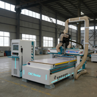 Máquina Fresadora CNC Profesional Jinan Mosencnc con ATC |   Router CNC para Madera 1325 con Magazín de 10 Herramientas y Mesa de Vacío