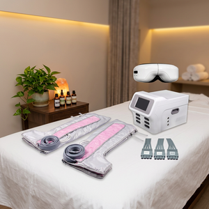 portable air pressure lymph drainage pressotherapy <b>machine</b> heating vibration eye care body <b>massage</b> equipment - Product Image 1