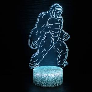 ไฟกลางคืน3D แอ<span class=keywords><strong>ล</strong></span>อีดี7สี<span class=keywords><strong>ล</strong></span>ายการ์ตูน Godzilla <span class=keywords><strong>vs</strong></span>. <span class=keywords><strong>Kong</strong></span> ซีรีส์มี7สีควบคุมด้วยการสัมผัสฐานการแตกของขวัญในเทศกา<span class=keywords><strong>ล</strong></span>สร้างสรรค์ของขวัญ - Product Image 3