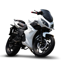 EEC Moto Cyclisme Essence Vélo 150cc Vélo Électrique 3000w 17 ''Moteur Roue Arrière