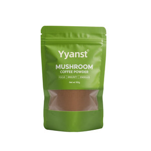 Extracto de Shilajit de etiqueta privada, polvo de Soporte de Energía inmune de café negro de hongo bajo en azúcar y bajo en grasa para adultos (mujeres embarazadas - Product Image 1