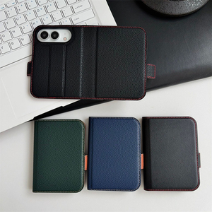 เคสโทรศัพท์หนังแบบมีช่องใส่บัตรพร้อมตัวล็อคแม่เหล็ก สำหรับ iPhone Ultra 18 พับได้ กันกระแทก พร้อมสายคล้องมือและขาตั้ง สำหรับ iPhone Ultra - Product Image 1