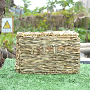 Nouvelle Cage Pliable en Paille pour Lapins, Grande Cage Spacieuse, Maison de Rangement, Nid en Paille Tressée, Maison pour Lapins, Nid pour Hamsters et Lapins - Product Image 2