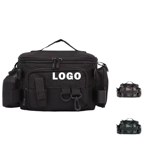 Sac banane multifonctionnel pour homme, étanche, pour sports de plein air, avec fermeture éclair, pour cyclisme, porte-bouteille et porte-outils, en tissu Oxford - Product Image 1