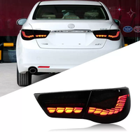 Convient aux feux arrière 10-17 Reiz Mark X Modifié avec LED Dragon Scale pour les feux de circulation et les clignotants.