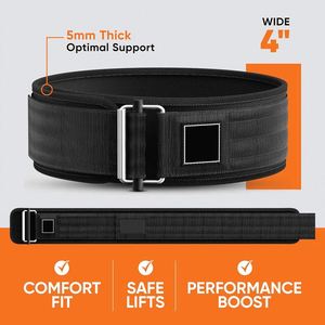 Cinturón de Levantamiento de Pesas Unisex Transpirable de Alta Calidad, Cinturón de Neopreno para Entrenamiento de Peso Muerto con Logotipo Personalizado - Precio al por Mayor - Product Image 2