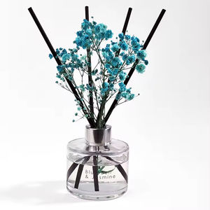 Diffuseur de parfum décoratif 120ml, désodorisant longue durée aux huiles essentielles et fleurs séchées - Product Image 6