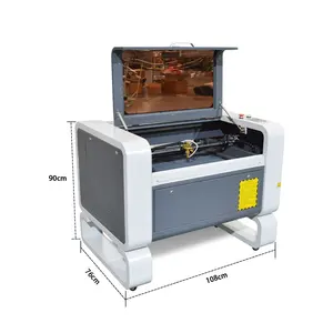 高品质60W 100W 4060数控激光切割机400*600毫米RD/M2玻璃/塑料/丙烯酸/木材