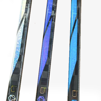 Bâton de hockey sur glace monobloc en fibre de carbone 100 % premium, ultra léger, avec poignée tactile à pointe moyenne, lame senior P92/P28 pour joueur