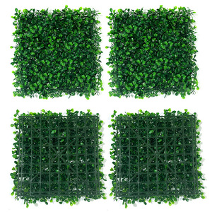 Parete Verde Artificiale per Decorazione Esterna, Piante per Parete Floreale, Muro Vegetale Verde - Product Image 4