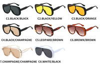 Lunettes de soleil plates XY86069 à prix d'usine, protection UV400, personnalisation en gros, montures tendance