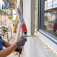 Mousse polyuréthane expansive en spray 900g pour construction, mastic isolant pour joints, séchage rapide, haute adhérence