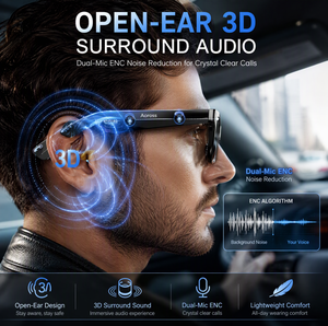 Gafas Inteligentes con IA <span class=keywords><strong>de</strong></span> Alta Calidad, MT5 ULTRA, Activación por Voz, Traducción Inteligente, Cámara <span class=keywords><strong>de</strong></span> 8MP, IPX-5, Caja <span class=keywords><strong>de</strong></span> Carga Magnética, Llamadas - Product Image 2