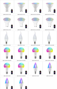 Thông minh RGB <span class=keywords><strong>LED</strong></span> Bulb lampara bombillo GU10 A60 A70 C37 ZigBee Wifi rgbcw tuya Alexa 5W 9W không dây Ánh Sáng tại chỗ E27 loại cơ sở - Product Image 6