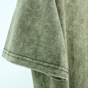 Etai Vêtements Personnalisé en Gros 100% Coton T-Shirt Mode Stonewash Basics Surdimensionné Vintage Wash Tee Avec Logo Imprimé - Product Image 4