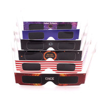 Lunettes de protection tactiques en papier pour éclipse solaire, certifiées ISO 12312-2 (CCQS), écologiques, recyclables, vente en gros pour 2026