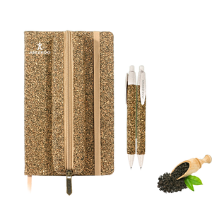 Taccuino in foglia di tè ecologico A5 nuovo stile <span class=keywords><strong>Notebook</strong></span> per studenti universitari - Product Image 1