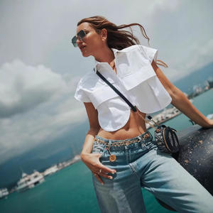 <span class=keywords><strong>เสื้อ</strong></span>กั๊กแฟชั่นฤดูใบไม้ผลิของ<span class=keywords><strong>ผู้หญิง</strong></span>2025<span class=keywords><strong>เสื้อ</strong></span>โปโล<span class=keywords><strong>แขน</strong></span><span class=keywords><strong>กุด</strong></span>ผ้ายีน<span class=keywords><strong>ส์</strong></span>10สีสไตล์ลำลอง<span class=keywords><strong>เสื้อ</strong></span>กล้ามเสื้อแจ็คเก็ต - Product Image 3