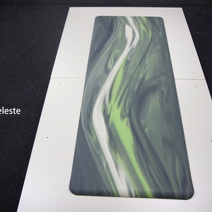 Tapete de Yoga de PU de 4.5mm de Grosor con Tecnología Avanzada de Bloqueo de Color y Diseño en Contraste para Fitness y Pilates - Product Image 3