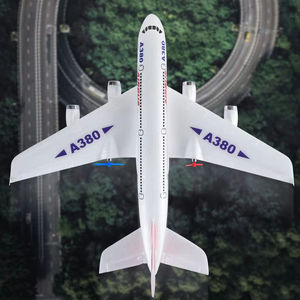 Avión RC HW30 Airbus A380 2.4G RC 2.5CH EPP Anticolisión con Giroscopio de 6 Ejes y Luces LED para el Entrenamiento de Aficionados Adolescentes Después de las Clases - Product Image 1