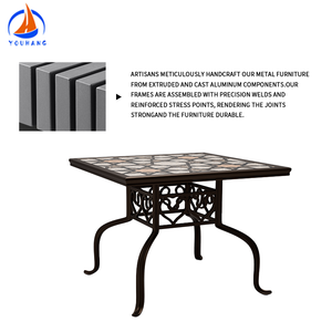 Zona pranzo esterna Antik colata di alluminio per esterni mobili da <span class=keywords><strong>giardino</strong></span> in alluminio in fusione di <span class=keywords><strong>sedie</strong></span> da <span class=keywords><strong>tavolo</strong></span> da ristorante - Product Image 4