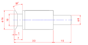 75Khz Aardgas <span class=keywords><strong>Doppler</strong></span> Ultrasone Flowmeter Transducer Ultrasone Piëzo-Elektrische Transducer - Product Image 5