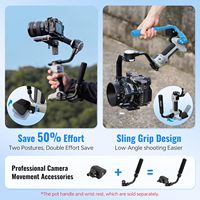 Stabilisateur de caméra Zhiyun Cinepeer Crane 4E avec charge rapide PD, stabilisateur de caméra robuste pour la réalisation de films professionnels