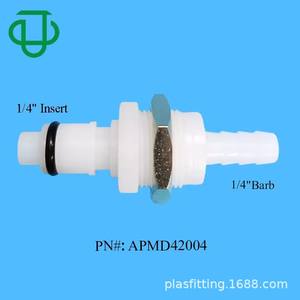 Plaque à filetage externe en plastique POM de la série JU Superior AP avec panneau de coupure de vanne à connexion rapide pour vannes de régulation - Product Image 2