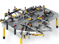 TABLE DE SOUDAGE EN FER Ajustable 3D CAST AVEC ACCESSOIRES DE SOUDAGE D28 D16