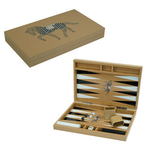 Ordine del campione pittura lucida 18 pollici <span class=keywords><strong>Backgammon</strong></span> Set <span class=keywords><strong>gioco</strong></span> da tavolo personalizzato - Product Image 1