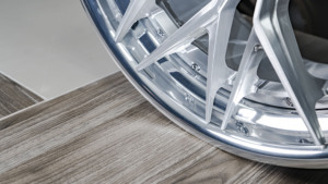 Trọng lượng nhẹ đánh bóng chải Chrome bạc tùy chỉnh giả mạo hai mảnh bánh xe hành khách xe bánh xe cho Lexus ls500 - Product Image 5