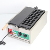 Nouvelle machine à mini-baguettes mécanique commerciale Delbosen, machine à crêpes électrique à commande tactile, grill antiadhésif pour boules de takoyaki, snack