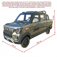 Le camionnette électrique la plus populaire, carrosserie 4 portes, capacité de charge de 2000 kg, moteur haute performance de 50 kW pour les opérations en extérieur