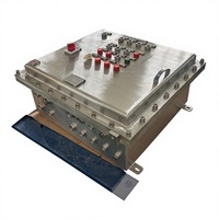 Caja de Control a Prueba de Explosiones IP66 SS316L Ex Db IIB T6 Gb AC220V 32A LD-BKC 800*350*850mm, Gabinete Eléctrico Industrial para Petróleo