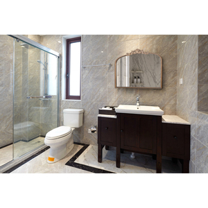 Miroir d'arche doré au design classique 40x31, cadre d'inspiration baroque pour salon, salle de bain, entrée, console - Product Image 5