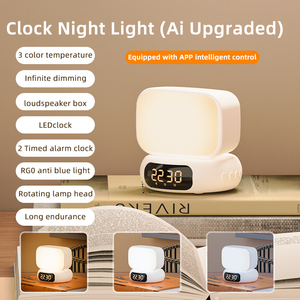 Altavoz inalámbrico 2025, reloj despertador con luz inteligente <span class=keywords><strong>para</strong></span> niños y adultos, dormitorio con luz RGB - Product Image 5