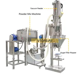 VTOPS 5 g 1 kg 2 kg 5 kg Reinigungsmittel-Wäschepulver Protein-Pulverbeutelherstellung vollautomatische Verpackungsmaschine
