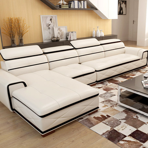 गर्म बिक्री अच्छी गुणवत्ता के चमड़े चीन से कमरे में रहने वाले सोफे - Product Image 2