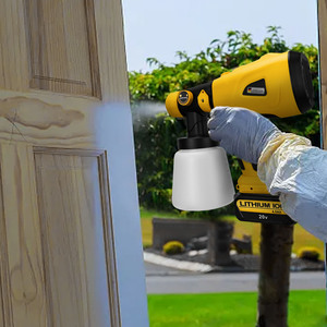 Pistolet <span class=keywords><strong>de</strong></span> pulvérisation électrique pour Dewalt 18V 20V Li-ion Batterie Auto Furniture Coating Airbrush Pulvérisateur <span class=keywords><strong>de</strong></span> <span class=keywords><strong>peinture</strong></span> portable sans fil - Product Image 1