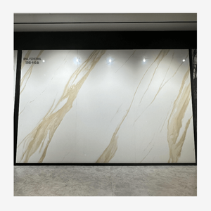 Wharton Sintered Stone Gold Line <span class=keywords><strong>Gin</strong></span> Carreaux de dalle en porcelaine Carreaux de porcelaine pour repas en plein air pour plancher mur Vente en gros - Product Image 1